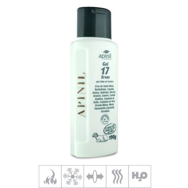 Gel Para Massagem 17 Ervas Com Sebo de Carneiro 190g – Padrão - 858183
