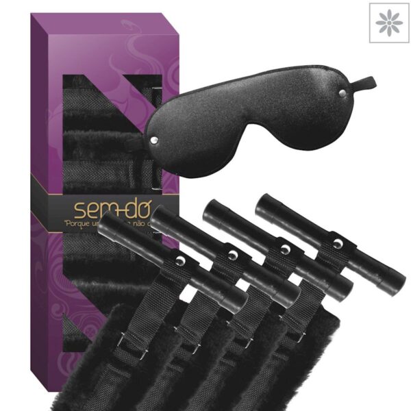 Kit 4 Amarras Para Porta – Preto - 393203