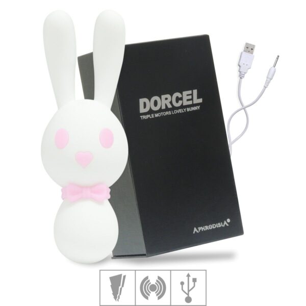 Vibrador Recarregável Dorcel Duplo SI – Branco - 264507