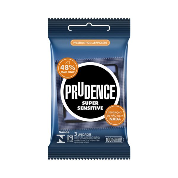 Preservativo Prudence Super Sensitive 3un – Padrão - 318347