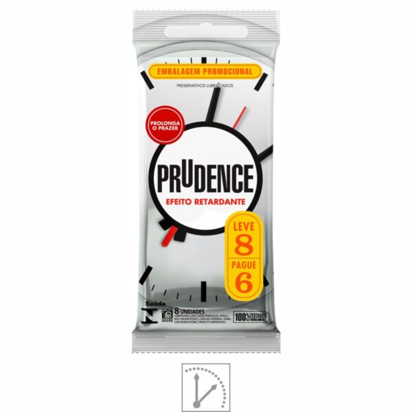 Preservativo Prudence Efeito Retardante Leve 8 Pague 6 – Padrão - 920676
