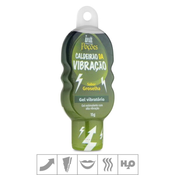 Excitante Unissex Beijável Caldeirão da Vibração 15g – Groselha - 438602