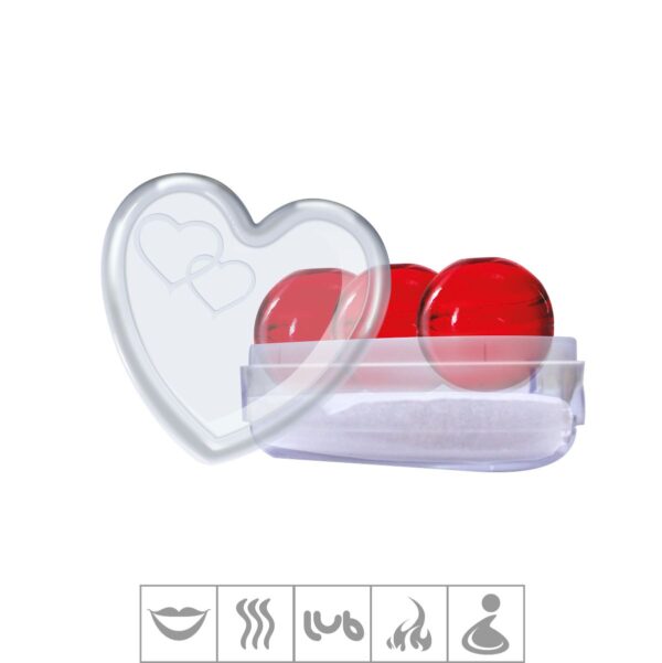 Bolinhas Acaso Beijável Embalagem Coração 3un (ST921-17831)- – Morango - 408179