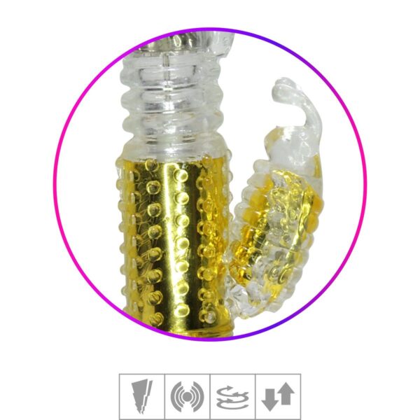 Vibrador Rotativo Sobe Desce 36 Vibrações SI – Dourado - 572975
