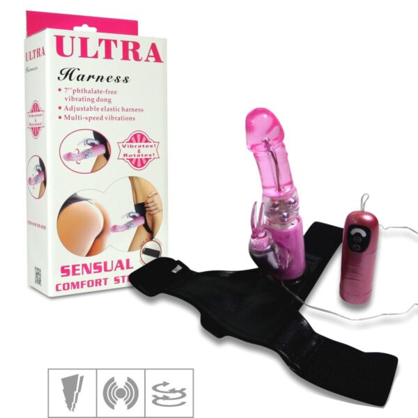 Vibrador Rotativo Com Cinta SI – Rosa - 572512