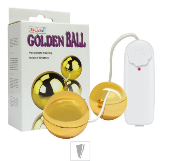 Bolinha Ben-Wa Com Vibro Golden Ball SI – Dourado - 286701