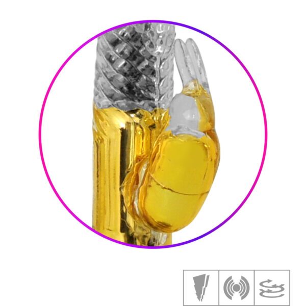 Vibrador Rotativo Estimulador Coelho SI – Dourado - 416131