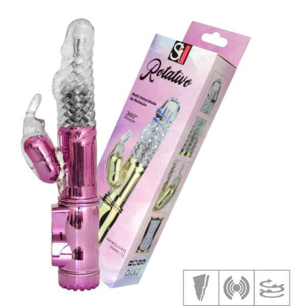 Vibrador Rotativo Estimulador Coelho SI – Roxo Metálico - 667543