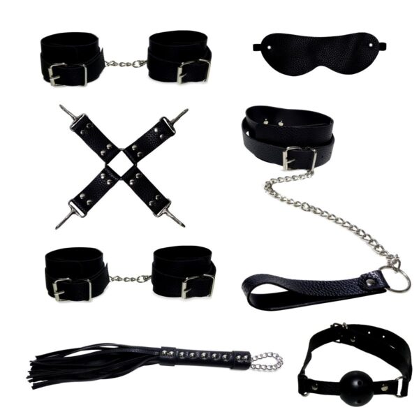 Kit Bondage Com 7 Itens SI – Preto - 143227