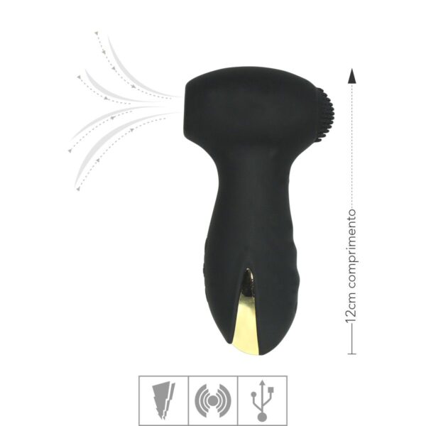 Estimulador Com Sucção Recarregável Royal Pleasure SI – Preto - 763836