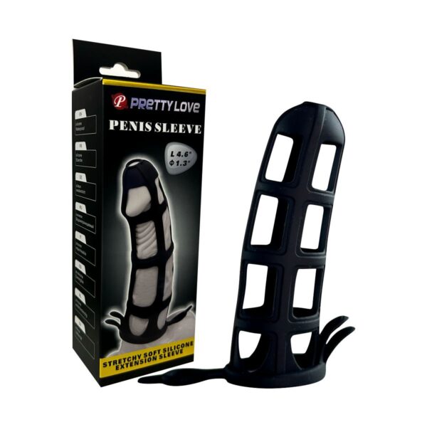 Capa Peniana Penis Sleeve SI – Preta - 159501