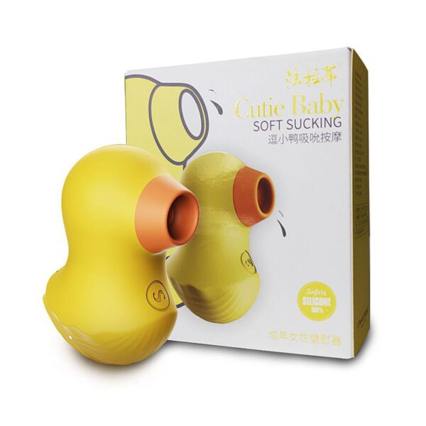 Vibrador Com Pulsação Cutie Baby SI – Amarelo - 829172