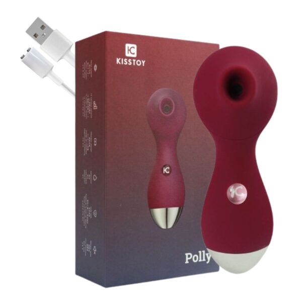 Estimulador Com Pulsação Recarregável Polly SI – Vinho - 785380