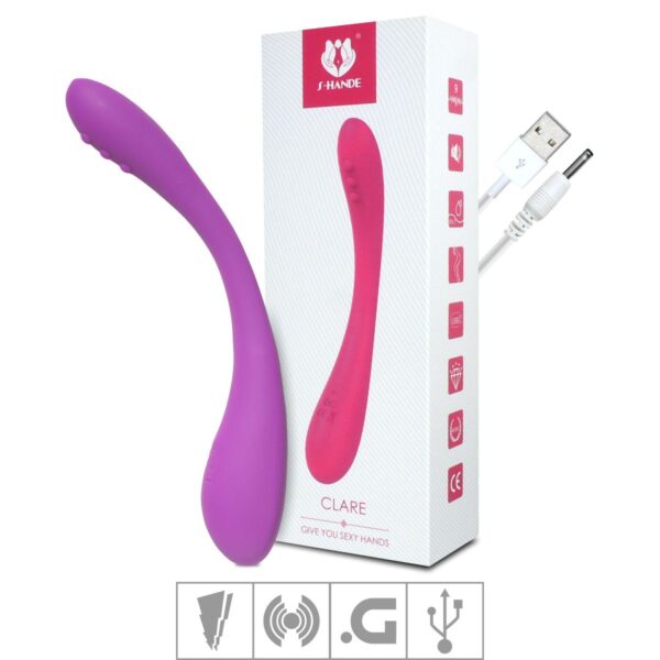 Vibrador Ponto G Recarregável Clare SI – Roxo - 179765