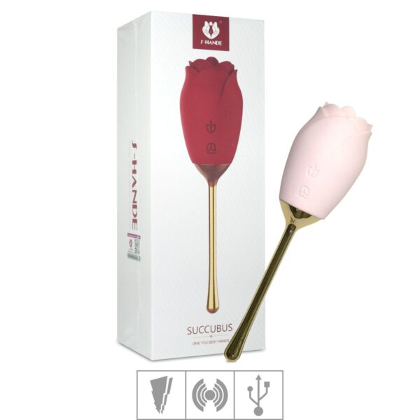 Estimulador Recarregável Formato de Rosa Succubus SI – Rosa - 914960