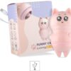 Estimulador Recarregável Formato de Gato Funny Cat SI – Rosa - 589995 - Image 2