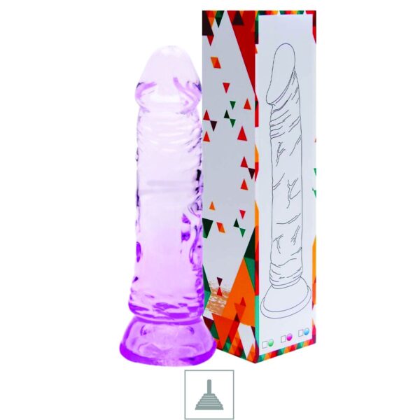 Prótese 16x14cm Com Ventosa SI – Transparente c/ Rosa - 618197