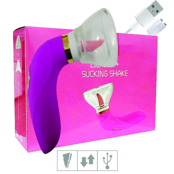 Vibrador Com Sucção Recarregável Mildred SI – – Magenta - 576009