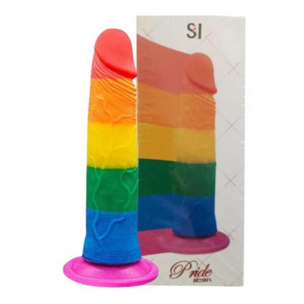 Prótese 16x13cm Com Ventosa Pride SI – Colorida - 730949