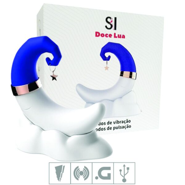 Vibrador Ponto G Com Pulsação Doce Lua SI – – Roxo - 396732