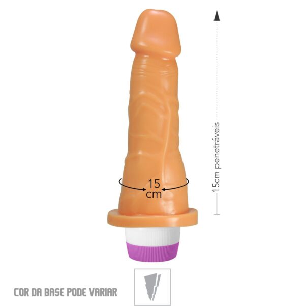 Prótese 14x15cm Com Vibro – Bege - 817318