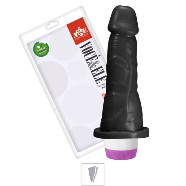 Prótese 14x15cm Com Vibro – Preto - 700761