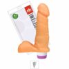 Prótese 14x14cm Com Vibro e Escroto – Bege - 267592 - Image 2