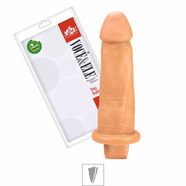Prótese 18x17cm Com Vibro – Bege - 997550