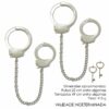 Algemas em Metal Tornozelo e Pulsos Cinquenta Tons – Cromado - 306966 - Image 2