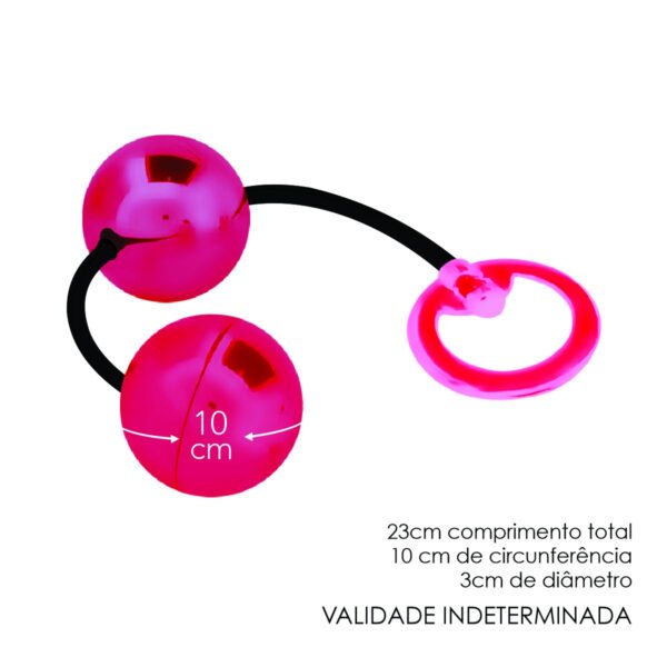 Bolinha Ben-Wa Metal 02un Hard – Vermelho - 198249