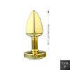 Plug de Plástico P Less Dourado Com Pedras Cravejadas – Dourado - 760537 - Image 2