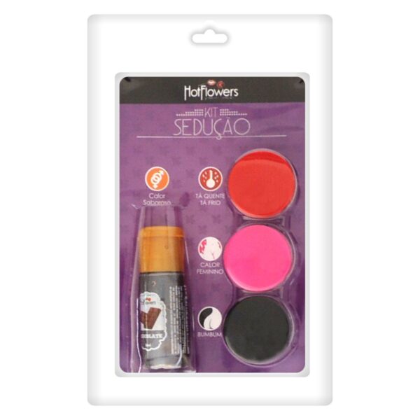 Kit Sedução 3 Cremes + 1 Gel Comestível – Padrão - 898242