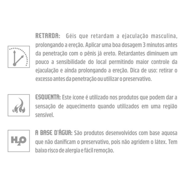 Retardante Horas Bolas 15g – Padrão - 264621