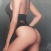Body Com Detalhes em Arrastão Liang Nvren – Preto - 726755 - Image 2
