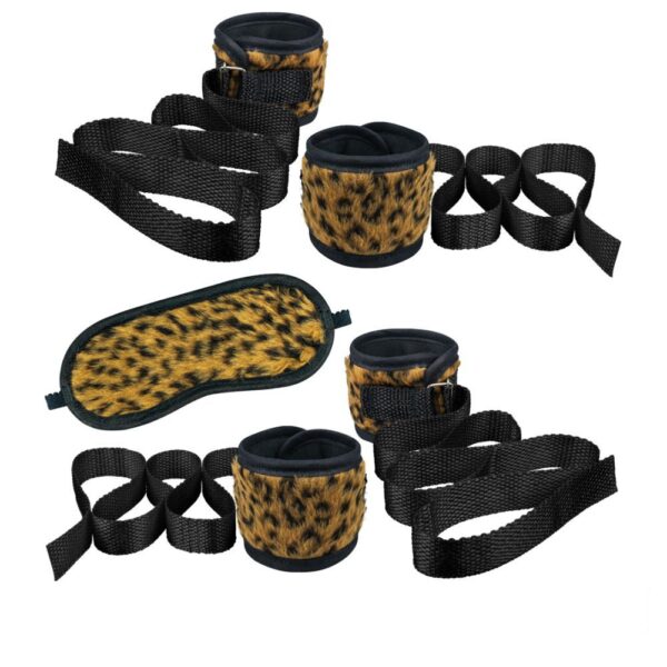 Kit Bondage Pelúcia La Pimienta – Onça - 553715