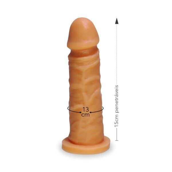 Prótese 15x13cm Simples Mydick – Bege - 401477