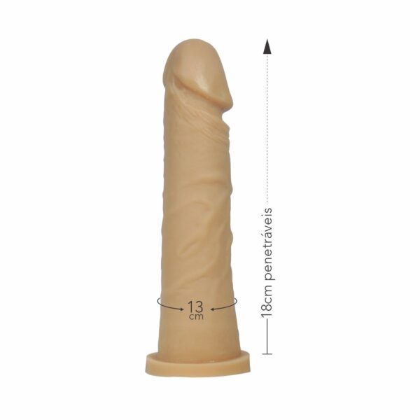 Prótese 18x13cm Simples Mydick – Bege - 136127