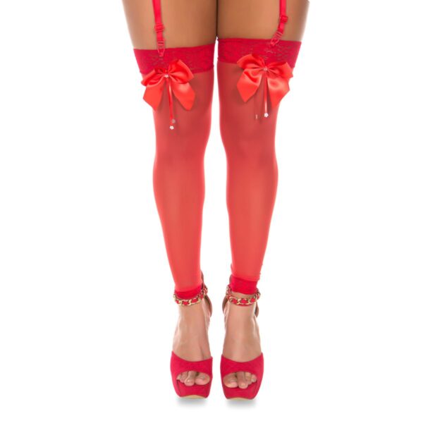 Meia 7/8 Laço – Vermelho - 659786