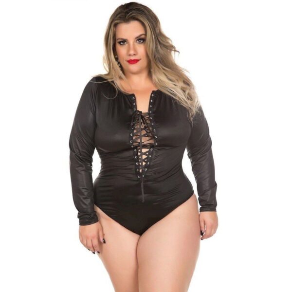 Body Gladiadora Plus Size – Preto - 804622