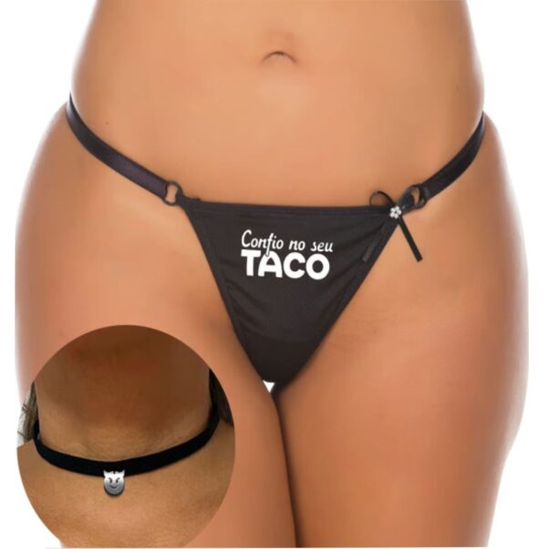 Kit “Confio No Seu Taco” – Preto - 893499
