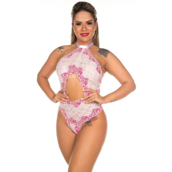Body Perfect – Branco com Rosa - 681402