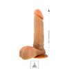 Prótese 14x12cm Com Ventosa e Escroto Realdick – Bege - 814814 - Image 2