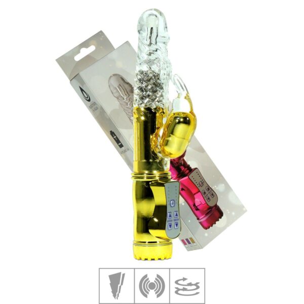 Vibrador Rotativo Coelhinho Jack Rabbit VP – Dourado - 997136