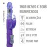 Vibrador Vai e Vem Com Estimulador VP – Roxo - 510554 - Image 2