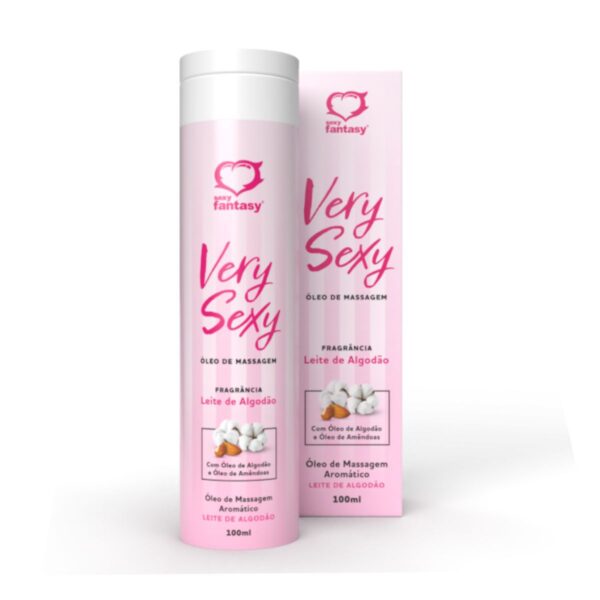 Óleo de Massagem Very Sexy 100ml – Leite de Algodão - 137027