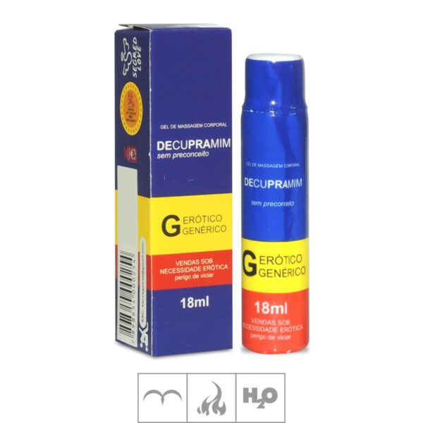 Gel Para Sexo Anal Decupramim 18ml – Padrão - 471643