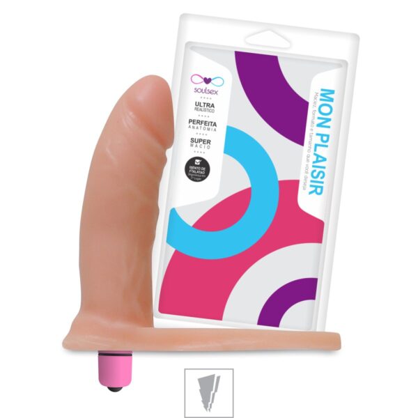 Anel Companheiro 11x10cm Mon Plaisir Com Vibro – Bege - 535097