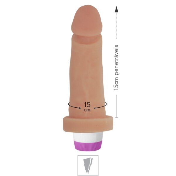 Prótese 15X15cm Com Vibro – Bege - 472901
