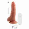 Prótese 11x14cm Com Vibro Ventosa e Escroto – Bege - 471567 - Image 2