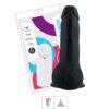 Prótese 11x14cm Com Vibro Ventosa e Escroto – Preta - 226755 - Image 2